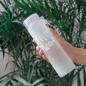 Slim Glass Water Bottle - 500 ml